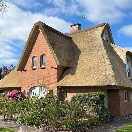Reetdach-Landhaus Mini Haubarg Tating Exterior foto
